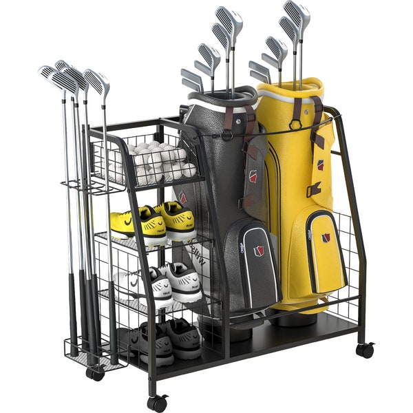 Wood Golf Bag Holder Etsy