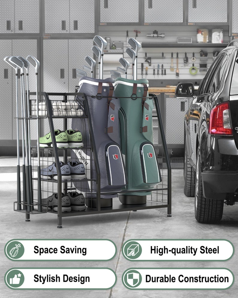 Golf Bag Organizer, Golf Bag Rack, Golf Bag Holder Etsy