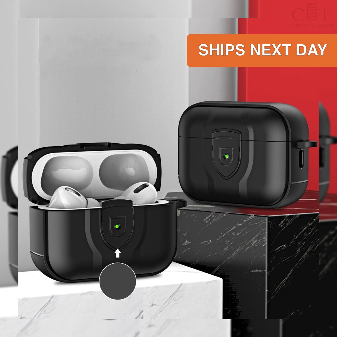 Airpods Pro 2 Case High Security Strong Secure Armor Switch Etsy