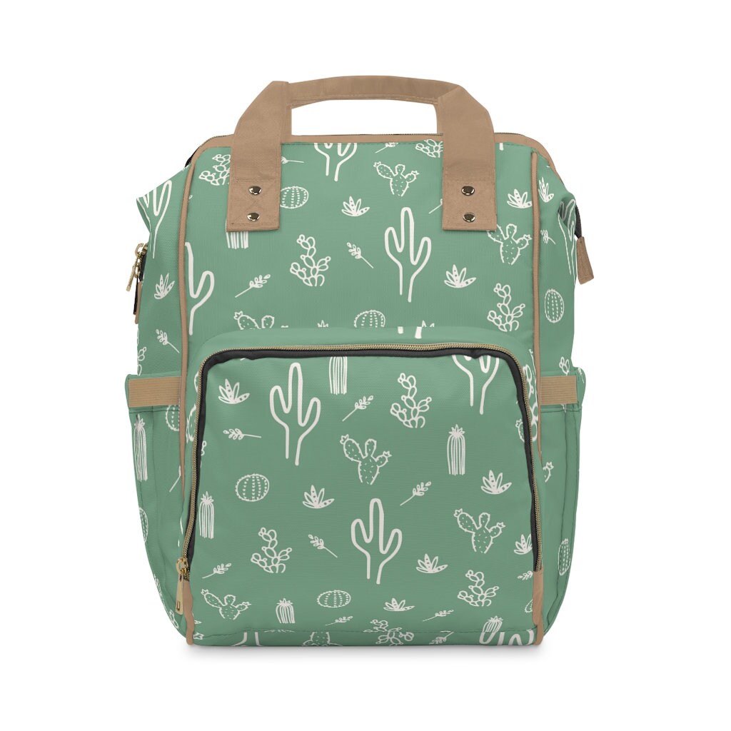 Cactus backpack top diaper bag