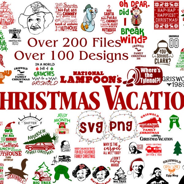 Christmas Vacation Svg Png Bundle, Clark Griswald, National Lampoon, Are You Serious Clark , Weihnachtsschild Spruch Elch Tasse svg Submaltion