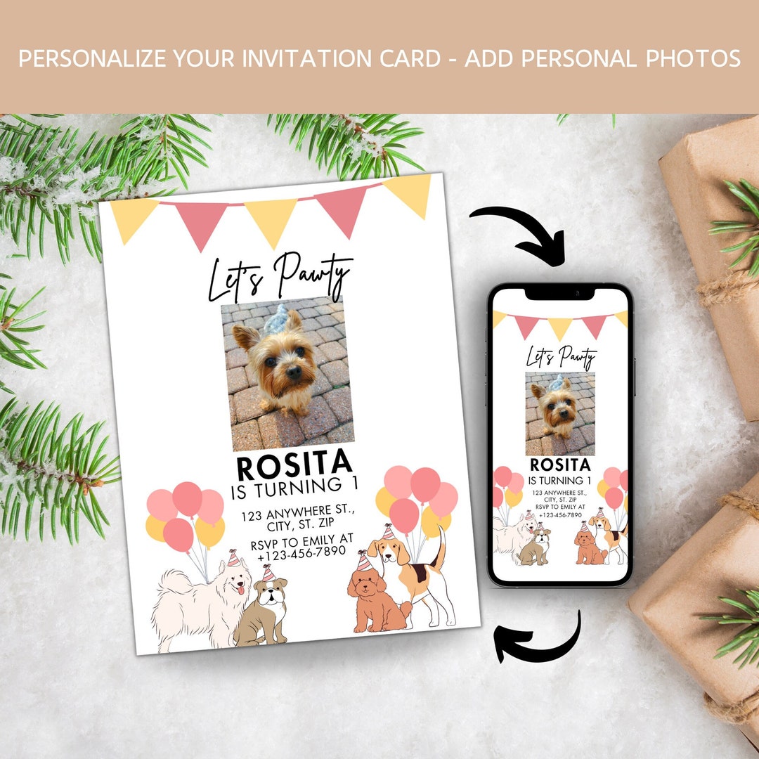 Dog Themed Birthday Party Bundle Puppy Party Instant Download Dog ...