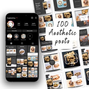 Dog Business Instagram Template Kit, 60 Posts & 40 Stories, Digital Download, Pet Biz Bundle, Dog Groomer, Pet Sitter, Dog Trainer