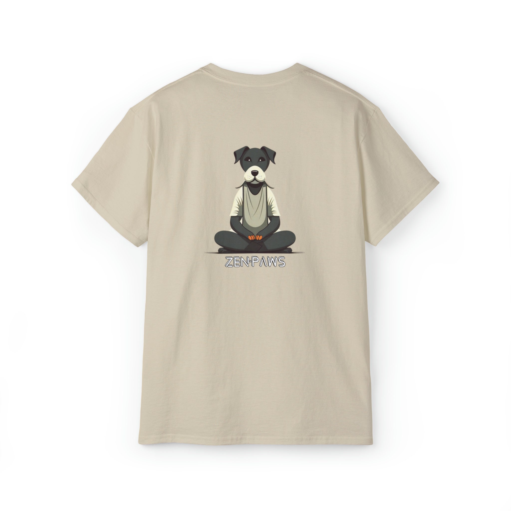 Zen-paws Unisex Ultra Cotton Tee Meditation Dog T Shirt - Etsy