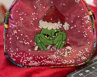 Mean guy “snowglobe” crossbody bag and Wallet Bundle