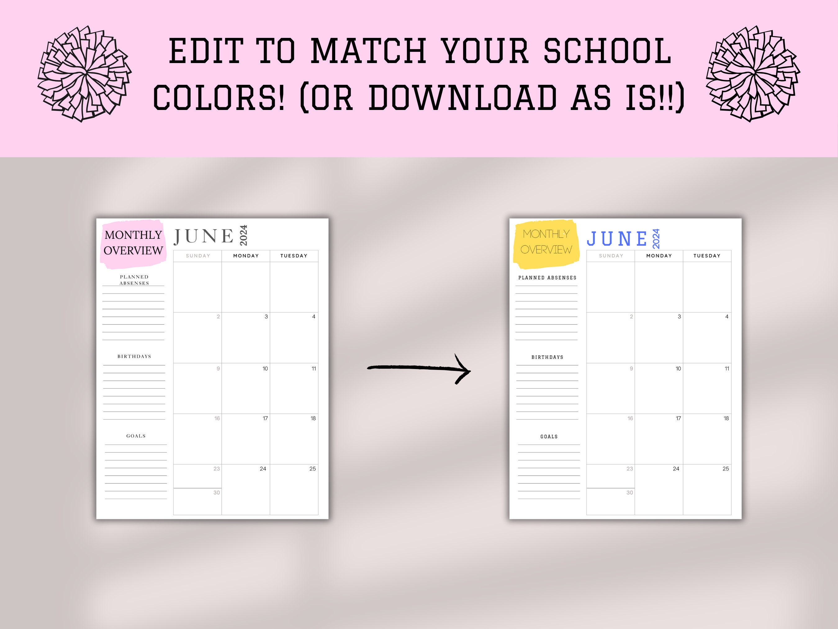 Editable Cheer Coach Calendar Cheer Coach Planner Monthly Calendar Etsy Editable Cheer Coach Calendar Cheer Coach Planner Monthly Calendar Etsy