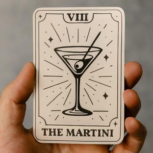 Cocktail Sticker for Women, Alcohol Humor Gift, Bartender Decal, Girls’ Night Drink Sticker