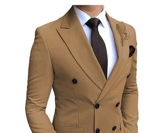 Two Piece Double Breasted Suit for Men | All Weather Suit for Men