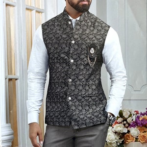 Buy Men Coat Vest Pant S Online In India Etsy India