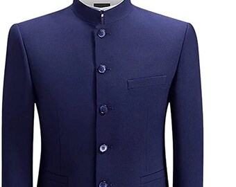 Indian Ethnic Stylish Jodhpuri Suit for Men Mandarin Suit for Men ...