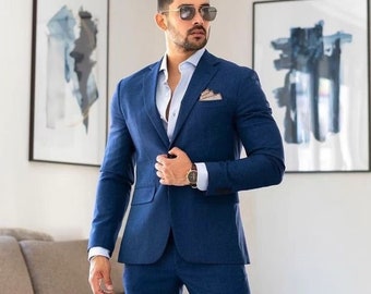 Premium Two Piece Suit for Men Office Suit Formal Suit -  Portugal