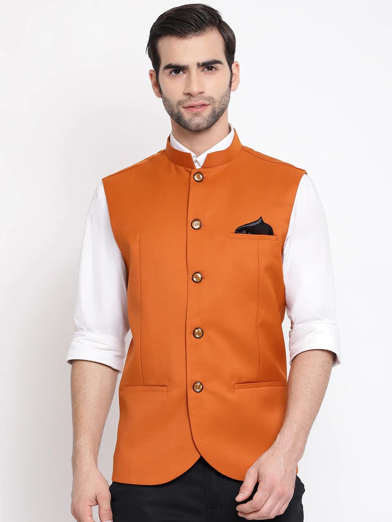 Nehru Jacket Solid for Men Modi Jacket for Men Plain Nehru Etsy