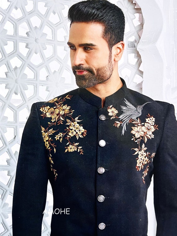 Bandhgala wedding best sale suit