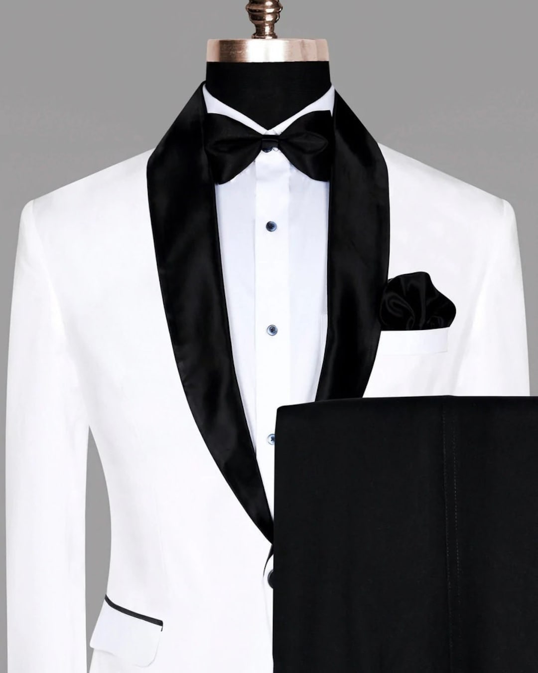 White Formal Tuxedo Suit Wedding Suit, Tuxedo Wedding Suit, Suit for ...