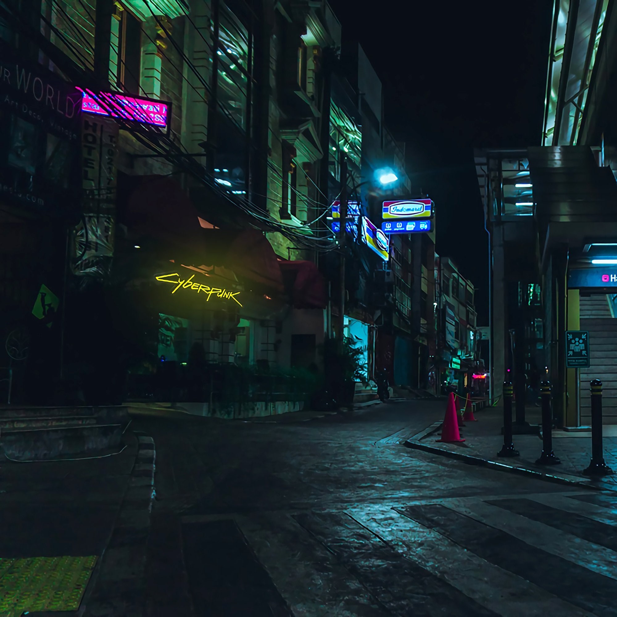 Cyberpunk Neon Sign Cyberpunk 2077 Afterlife Led Light Cyber - Etsy