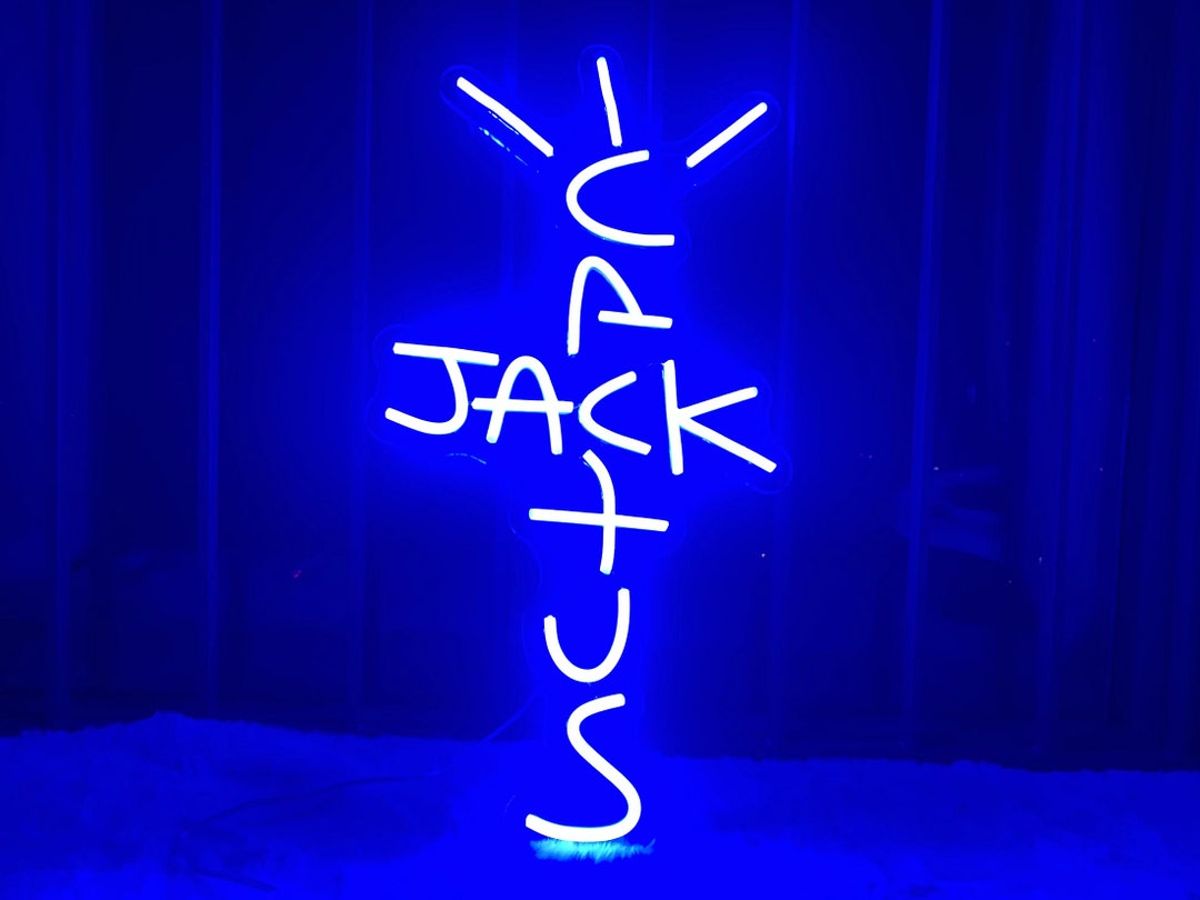 cactus jack neon sign stockx