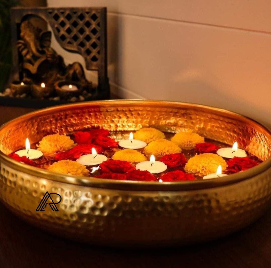 Potpourri Lotus Flower Haldi Mehndi Tub Urli for Wedding Decor Etsy UK