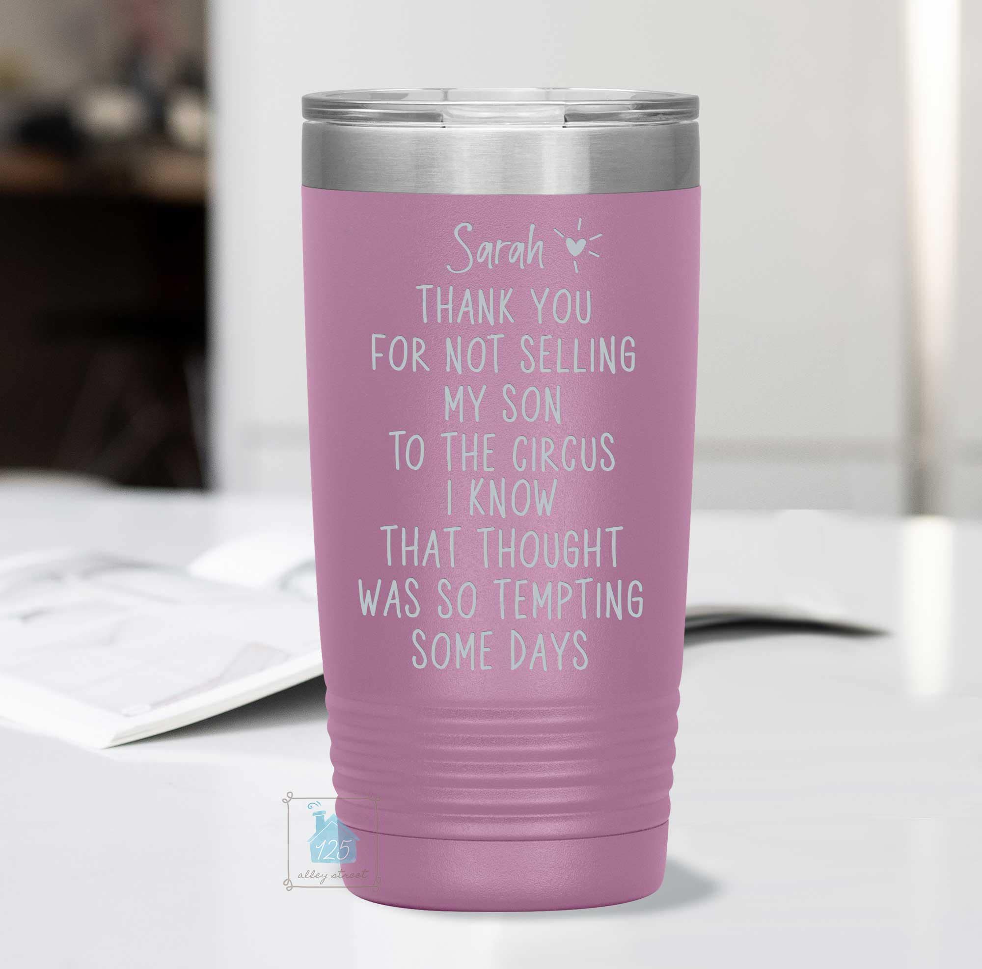 Lovesout Thanks For Not Selling My Husband To The Circus Funny Mothers Day Gifts From Daughter In Law For Mother-in-Law, Mom-in-Law Birthday Gift Mug