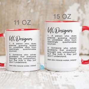 UX Designer Mug, UX Designer Gifts for Ux Designer Definition Cup ...