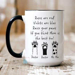 Dog Mom Mug, Dog Mom Gifts For Dog Dad Gifts, Personalized Dog Lover Mug, Funny Dog Parents Owners Gift, Dog Coffee Mug, Custom Dog Dad Mug