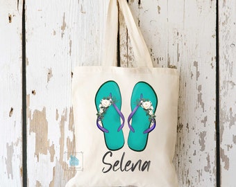 Personalized Beach Tote Bag, Summer Tote Bag, Beach Canvas Tote Bag For Women, Beach Lover Gift, Custom Name Tote Bag, Beach Tote, Beach Bag