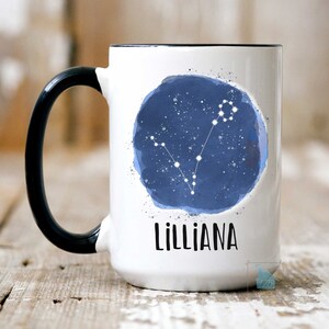 Pisces Mug, Pisces Gifts, Pisces Zodiac Mug, Pisces Constellation Pisces Birthday Gift ,Personalized Pisces Coffee Mug Astrology Horoscope