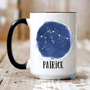 Aquarius Mug, Aquarius Gift, Aquarius Zodiac Mug, Aquarius Constellation Aquarius Birthday Gift Personalized Aquarius Coffee Mug Custom Name