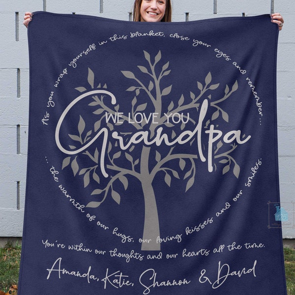 Grandpa Blanket Etsy