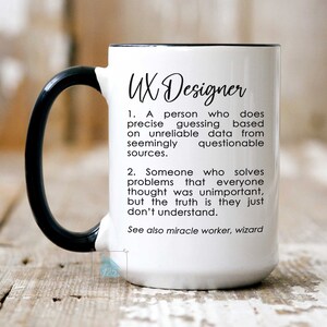 UX Designer Mug, UX Designer Gifts for Ux Designer Definition Cup ...