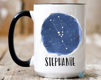 Taurus Mug, Taurus Gift, Taurus Zodiac Mug, Taurus Constellation Taurus Birthday Gift Personalized Taurus Coffee Mug Astrology Horoscope Cup