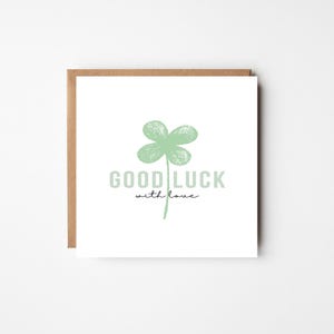 Good Luck Card WR176a; WR176b