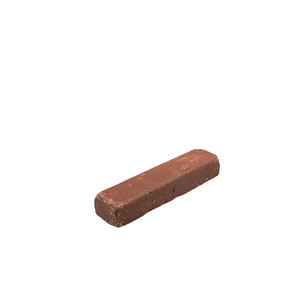 May include: A rectangular chocolate bar, brown in colour, with a slightly textured surface. The bar is a solid colour and appears to be a single piece of chocolate. The image is set against a plain white background.