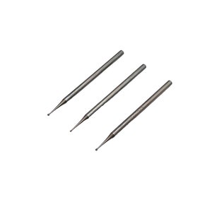 May include: Three silver metal tools with rounded tips. The tools are used for crafting and are approximately 12.7 cm long.