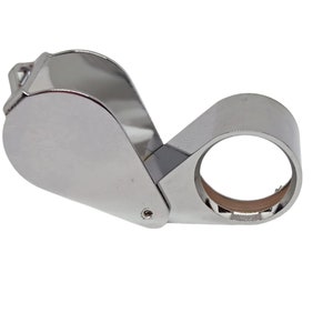 Loupe Magnifier x10 - Chrome