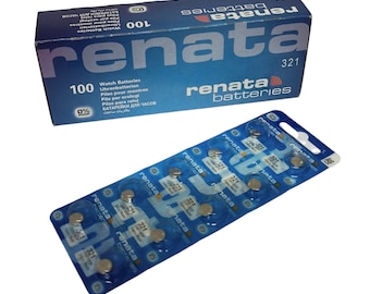 Renata 321 Watch Batteries x10 Pieces