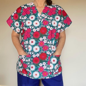 Nursing Scrub Top - New Sizing