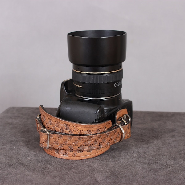 Leather wrist strap for camera | Hand Camera Strap | Rapid Fire Grip Secure | Wrist camera strap