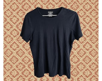 90s Vintage LL Bean Black Tee