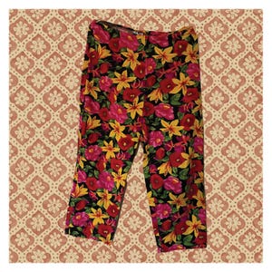 Vintage 90s Floral Print Pant