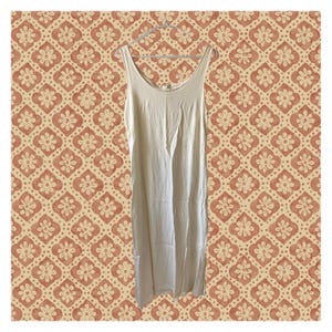 White Vintage 90s Elegant Dress