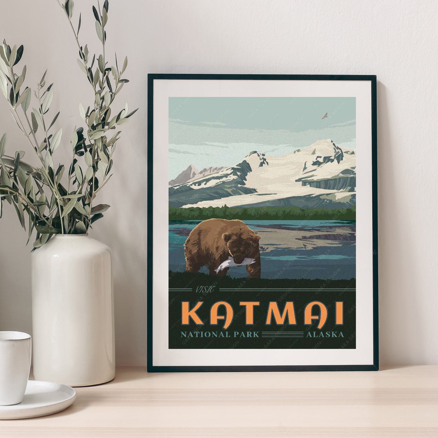 Katmai National Park Alaska, Tapestry Pillows, Usa Travel Pillow, Soft –  georgemillerart