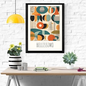 Mid Century Modern Wall Art Bellissimo