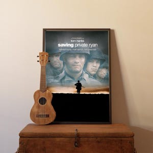 Saving Private Ryan Movie Poster, Limited Edition Collectibl Room Decor, Home Decor, Wall art, Gifts for him