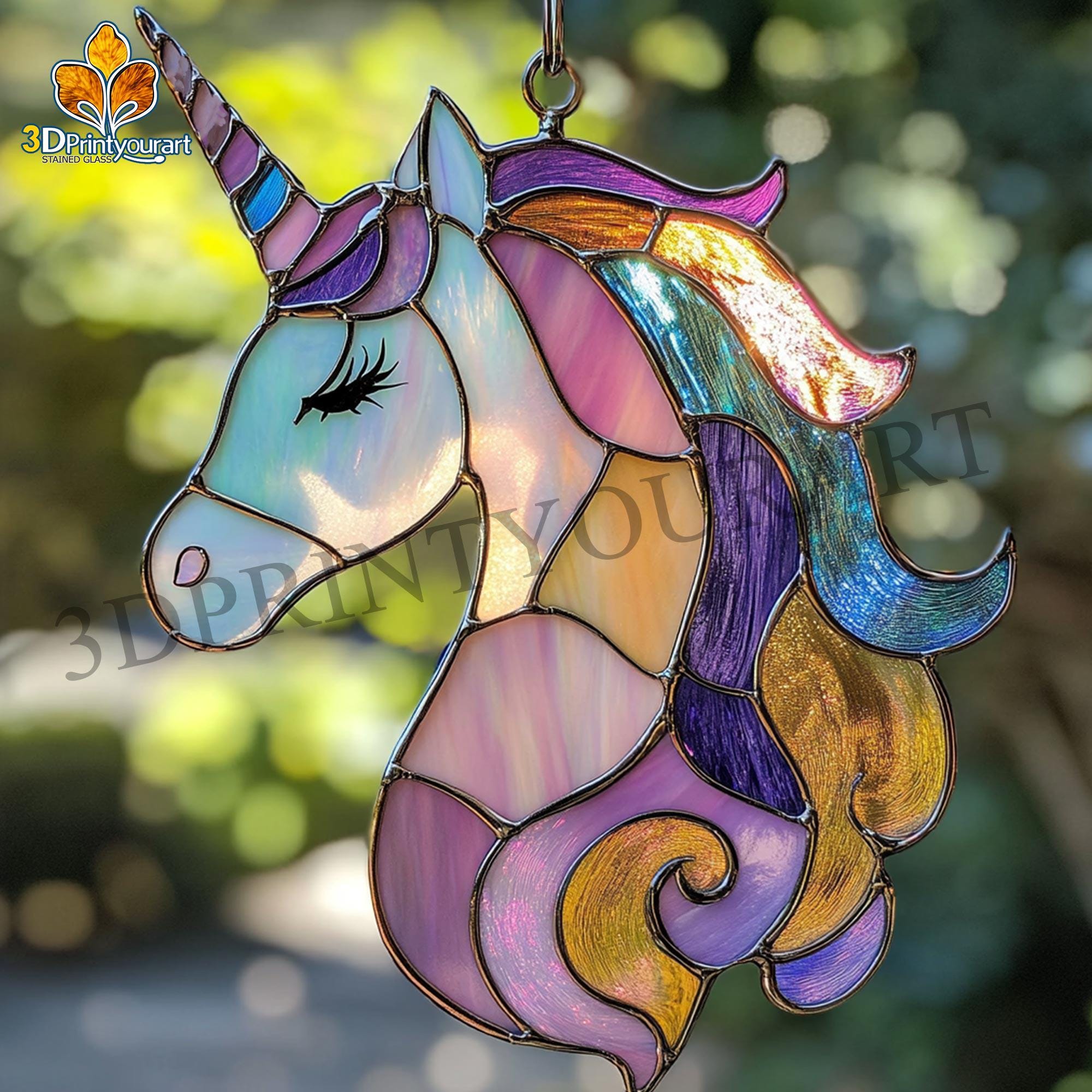 Glass Unicorn - Etsy