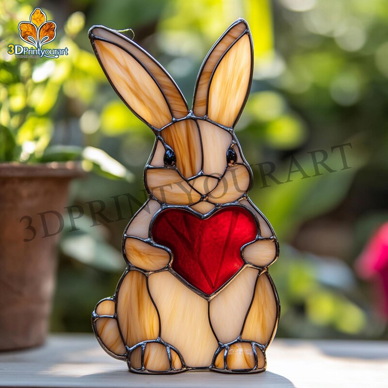 Cut Glass Rabbit Glass Rabbit - Etsy