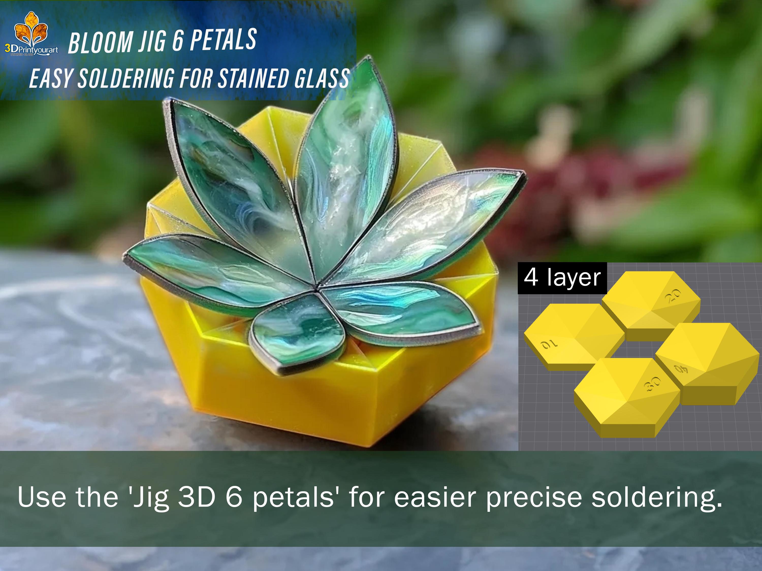 Stained Glass Succulent Jig - Etsy