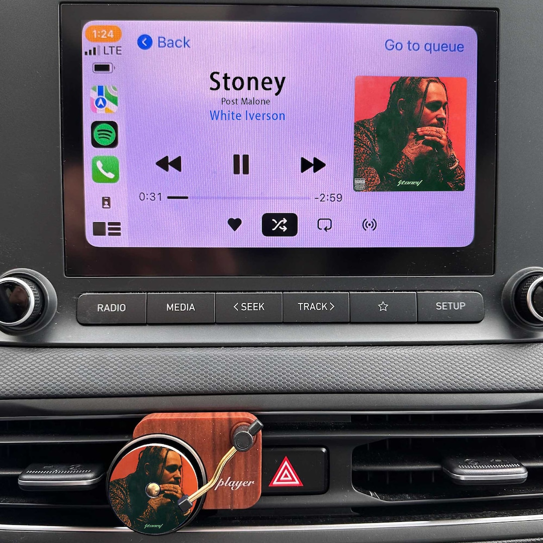 Post Malone Car Air Freshener Vent Clip Perfume Turntable Decoration Gift for Him Etsy