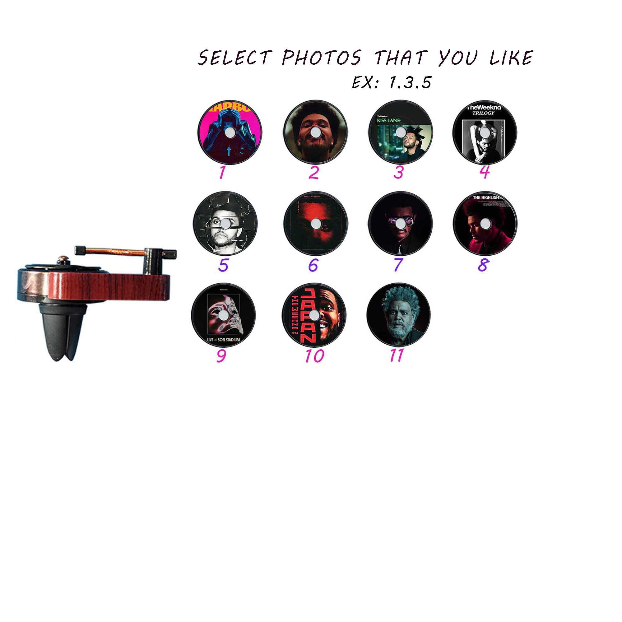 The Weeknd Air Freshener France, arbre à parfum de voiture