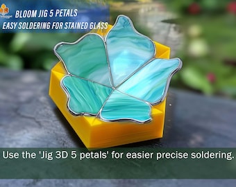 3D Printed Stained Glass Jig, Stained Glass Tool, 3D Layout Jig For