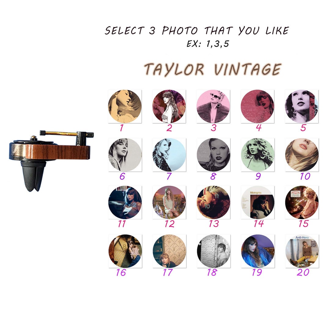 Custom Vintage Car Air Freshener so Cute Vent Clip Perfume Turntable - Etsy